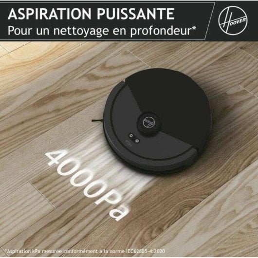 Robot Aspirador Hoover HG410D Navegación Láser 4.000 Pa Control App Autonomía 120 min