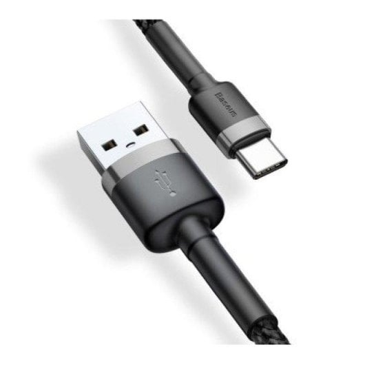 USB-Kabel Baseus CATKLF-UG1 3 m USB A auf USB C Schwarz Geflochten