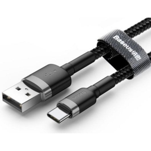 USB-Kabel Baseus CATKLF-UG1 3 m USB A auf USB C Schwarz Geflochten