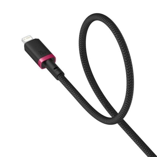 Câble de charge Baseus Dura Type C 20W 1 m Noir Rouge