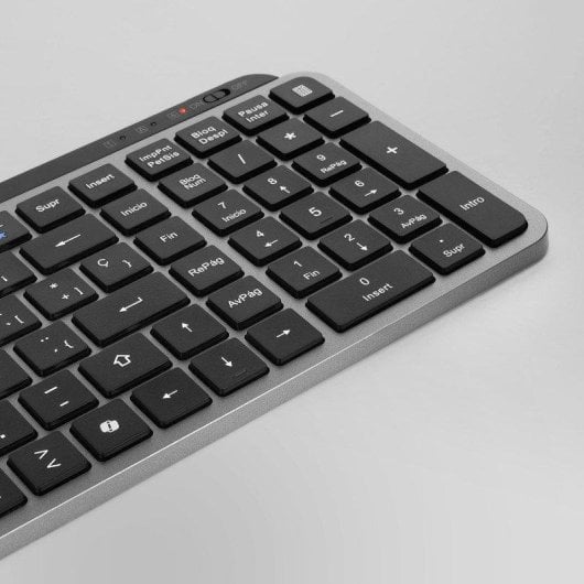 Tastiera Mars Gaming MK-SILENKEYS a membrana Layout US wireless switch scissor AI