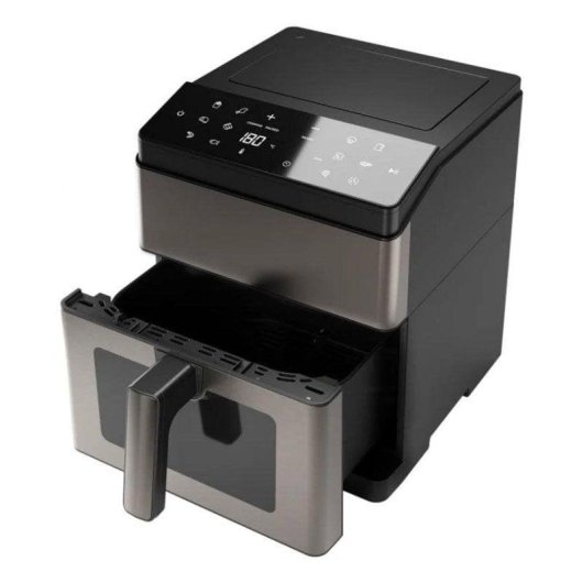 Fritadeira de Ar Aiwa KUMADAI 8L 1800W com Ecrã Tátil e Programas Automáticos