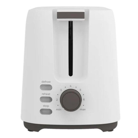 Grille-pain Aiwa ASATAN Blanc 2 tranches fonctions décongélation et réchauffage