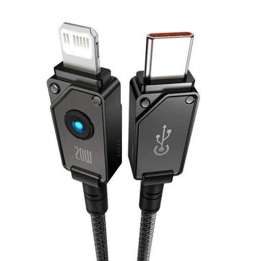 Cavo USB C Baseus Irrompibile 1 m 20W Nero Fibra Aramidica