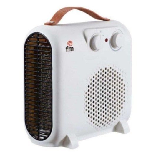 Riscaldatore termoventilatore FM DUAL-2000 2000W Silenzioso Termostato