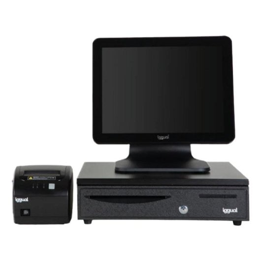 TPV iggual Pack completo 15 AIO EASY 80 IRON-50 4GB 128GB SSD Touch