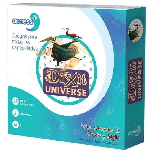 Brettspiel Asmodee Dixit Universe Access+ Inkl. 2 Schwierigkeitsgrade, Lernspiel, ab 8 Jahren