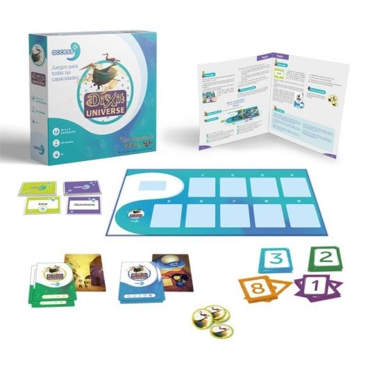 Brettspiel Asmodee Dixit Universe Access+ Inkl. 2 Schwierigkeitsgrade, Lernspiel, ab 8 Jahren