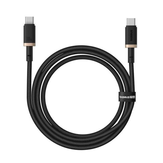 Ladekabel Baseus Dura USB-C auf USB-C 100 W 1 m Schwarz Gold