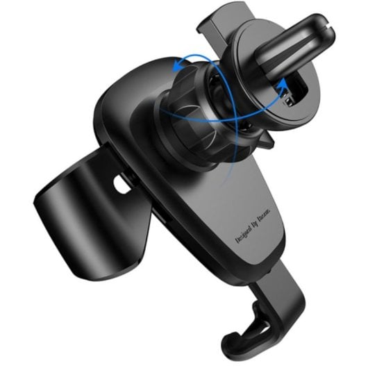 Suporte Baseus SUYL-01 para Telemóvel, Montagem em Grelha, Alumínio