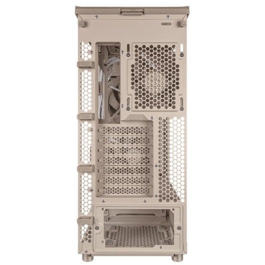 Boîtier Asus Proart PA401 Wood Mesh PWM Beige ATX bois gestion câbles