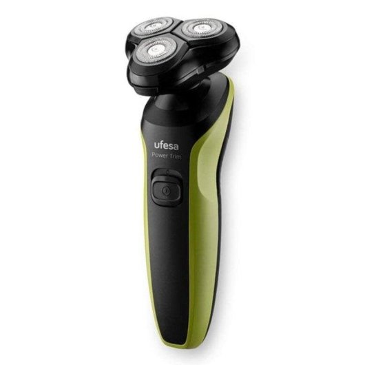 Rasoir Visage Ufesa Power Trim Sans Fil 50min 3 Lames Têtes Flexibles Lavable