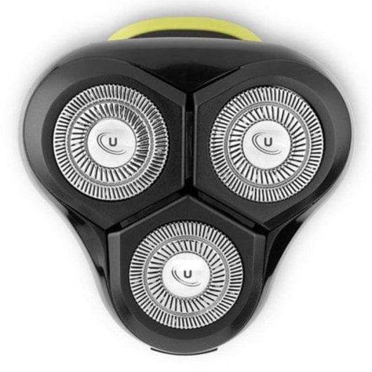 Máquina de Barbear Facial Ufesa Power Trim Recarregável 50min 3 Cabeças Flexíveis