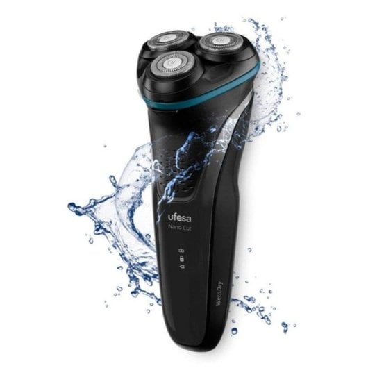 Elektrorasierer Ufesa Flex Nano Cut Kabellos 70min Nass- und Trockenrasur 3 Scherköpfe