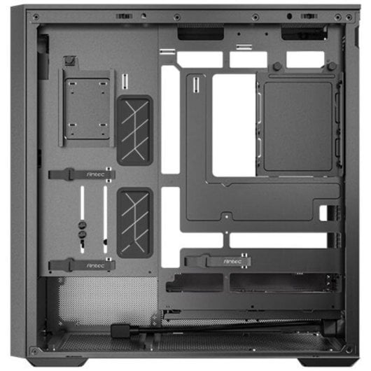 Caja de PC Antec FLUX REAR Midi Tower Negro ATX Iluminación RGB Vidrio templado