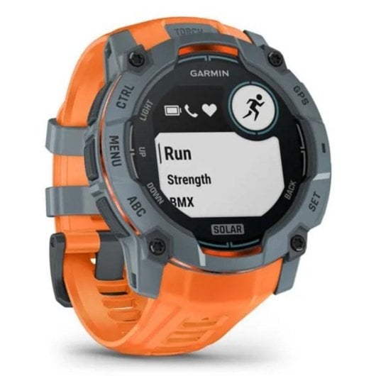 Garmin Instinct 3 Solar GPS 50mm MIP Naranja M/L Pulsómetro SpO2 Resist. Agua 10ATM