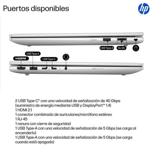 Portátil HP ProBook 4 G1q 14" Qualcomm Snapdragon X1-26-100 16GB 512GB SSD Adreno GPU Windows 11 Pro