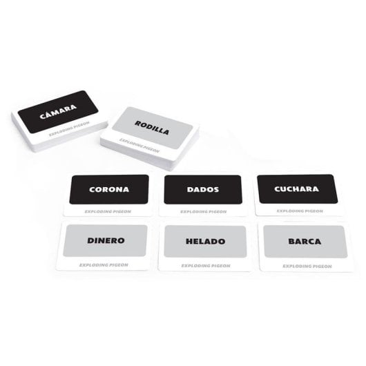 Jogo de Cartas Asmodee Exploding Kittens Exploding Pigeon Party Game Família