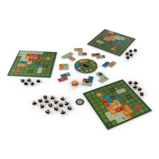 Juego de mesa Asmodee Flower Fields estratégico para 1-4 jugadores y niños desde 8 años