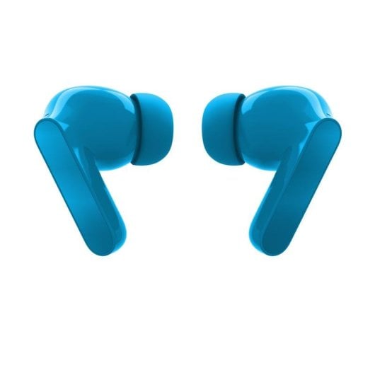Auricolari Motorola Moto Buds Bass True Wireless Bluetooth con Cancellazione Attiva del Rumore, microfono triplo, resistenti all'acqua, blu