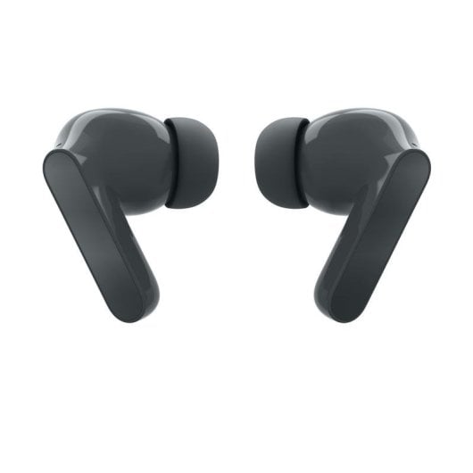 Auricolari Motorola Moto Buds Bass wireless Bluetooth con Cancellazione Attiva Rumore, Microfono triple, Resistente all'acqua, Nero