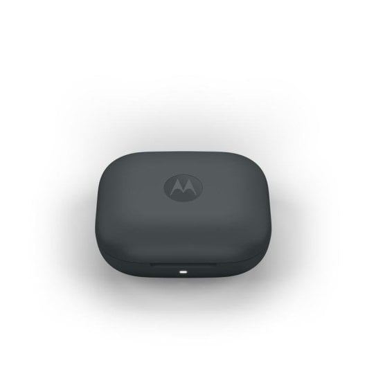 Auricolari Motorola Moto Buds Bass wireless Bluetooth con Cancellazione Attiva Rumore, Microfono triple, Resistente all'acqua, Nero