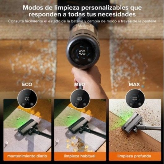 Aspirateur sans Fil Roborock H60 Hub Ultra 210W 90min HEPA Anti-Allergie Animaux