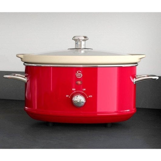 Schongarer Swan SF17021RNEU Retro 3,5L Keramikbehälter Antiadherend Keep Warm