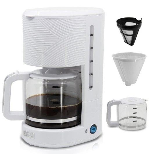 Kaffeemaschine Filter Briebe CM1171WHT 1,25L 10 Tassen Tropfstopp Automatik Weiß