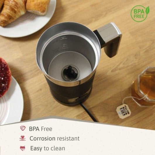 Espumatore latte Briebe MF1172BLK 4 funzioni 130ml nero potenza 500W