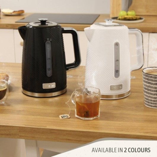 Bouilloire électrique Briebe KT1168BLK 1,7 L 2200 W sans BPA noire