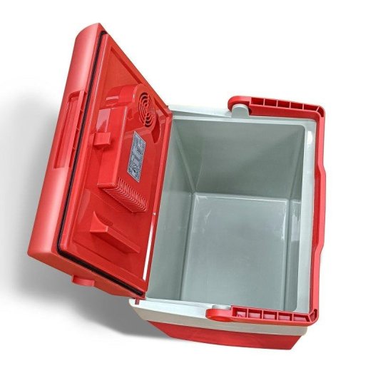 Glacière portable Briebe CF1153RED 28L thermoélectrique rouge 12V 220V poignée pliable