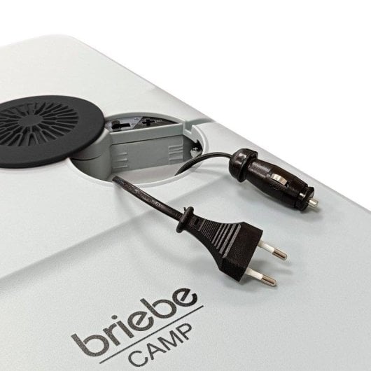 Nevera portátil Briebe CF1155BLK 40L dual frío calor ruedas asa plegable