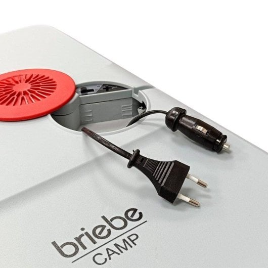 Nevera portátil Briebe CF1155RED 40L termoeléctrica dual frío/calor ruedas asa plegable