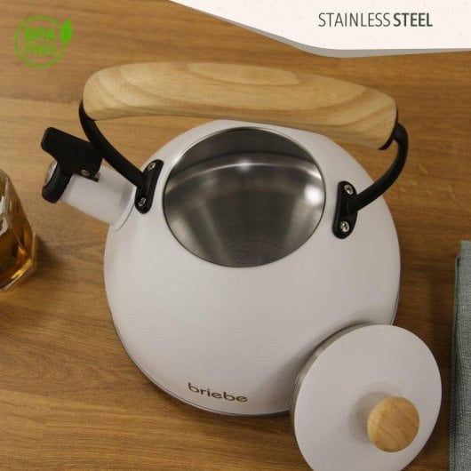 Conjunto Eletrodomésticos Briebe SKT1177WHT Tostadeira 2 Fatias e Chaleira 2,3L Branco