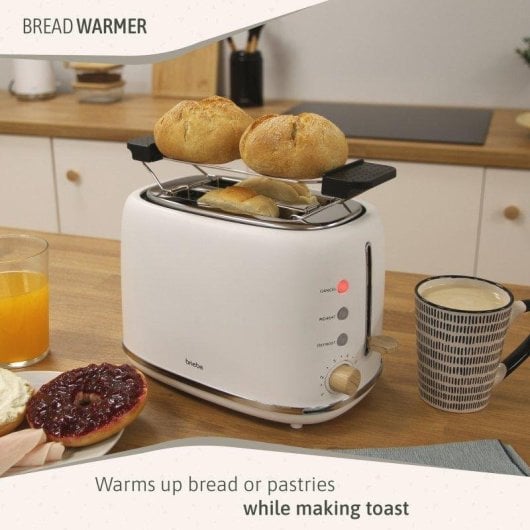 Conjunto Eletrodomésticos Briebe SKT1177WHT Tostadeira 2 Fatias e Chaleira 2,3L Branco