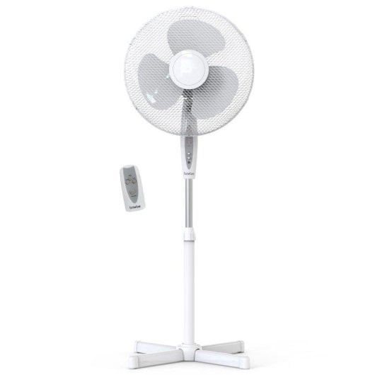 Standventilator Briebe 40 cm 3 Geschwindigkeiten Fernbedienung höhenverstellbar Timer