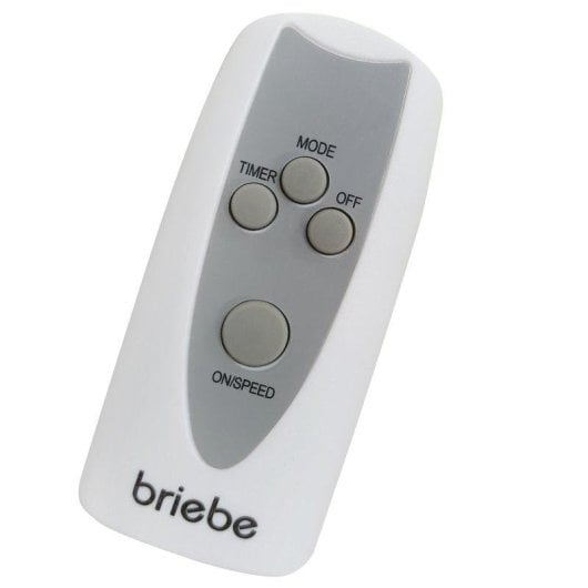 Standventilator Briebe 40 cm 3 Geschwindigkeiten Fernbedienung höhenverstellbar Timer