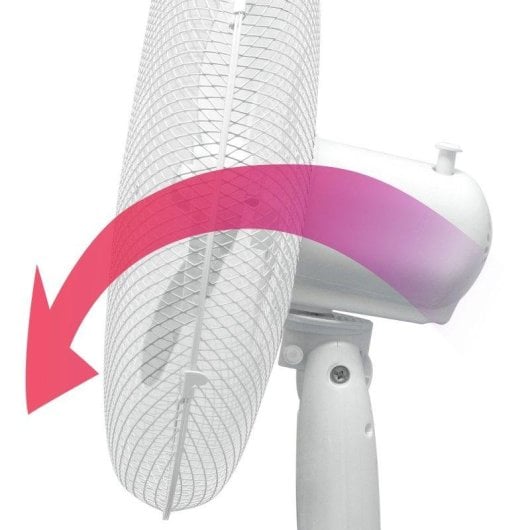 Standventilator Briebe 40 cm 3 Geschwindigkeiten Fernbedienung höhenverstellbar Timer