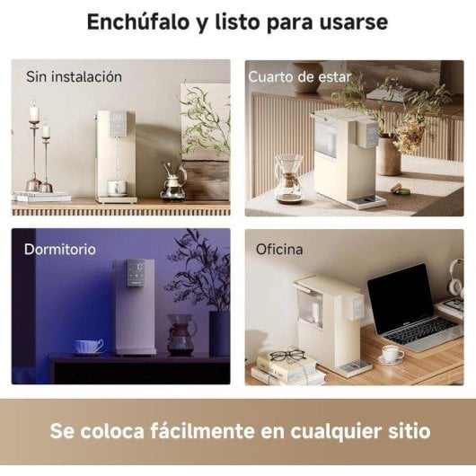 Wasserspender Dreame C10 Touchscreen UV-Filter 2,7 L Heiß und Kalt Creme