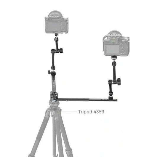 Braço de Extensão Smallrig MD4362 Mikevisuals Preta 3kg 917g Ajustável 2 em 1