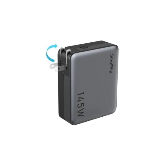 Adaptador de corriente Smallrig 4748 4 puertos USB-C 145W carga rápida universal