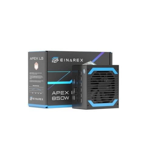 Fuente de Alimentación Einarex Apex L5 850W Certificación 80 PLUS Bronze modular completa