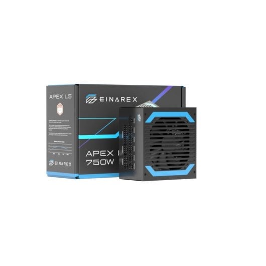 Fuente de Alimentación Einarex Apex L5 750W Certificación 80 PLUS Bronze modular