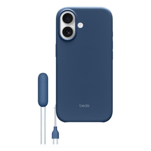 Handyhülle Apple Beats Kickstand Case Hartschale Polycarbonat Blau MagSafe Standfunktion für iPhone 17