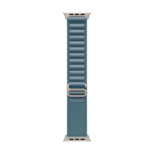Bracelet Apple MFTH4ZM/A Alpine Loop S Titane Bleu compatible Watch 44-49mm