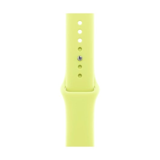 Bracelet Apple MFGW4ZM/A Jaune fluoroélastomère S/M pour Apple Watch 44/45/46/49mm