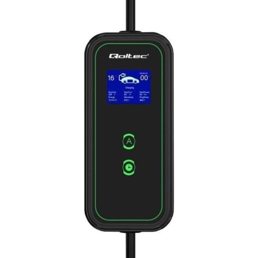 Caricabatterie mobile Qoltec per veicoli elettrici 2 in 1 Tipo 2 3,5 Kw 230 V
