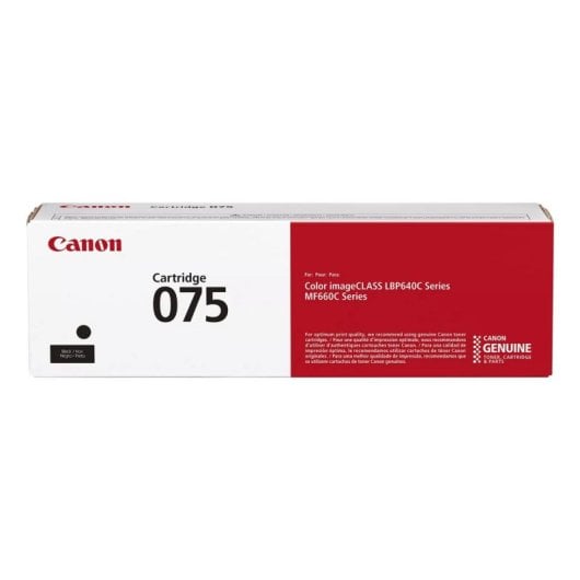 Cartucho de toner Canon 075 Preto 1300 páginas Pack 1 Compatível MF665Cdw MF663Cdw