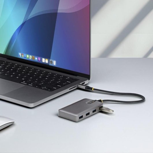 Hub Startech 5 portas USB 3.2 Gen 1 5 Gbps modelo 5G4AC-USB-C-HUB compacto Plug & Play